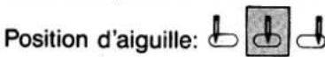 SINGER 5705 - Réglages recommandés - 1