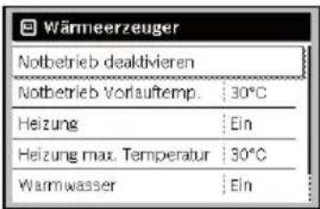 Junkers CW 400 - Notbetrieb aktivieren - 2