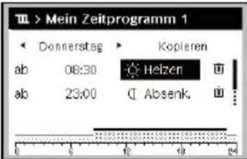 Junkers CW 400 - Zeitprogramm für den Automatikbetrieb anpassen - 9