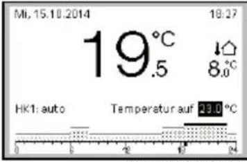 Junkers CW 400 - Raumtemperatur ändern - 4