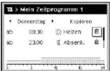Junkers CW 400 - Zeitprogramm für den Automatikbetrieb anpassen - 12