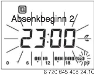 Junkers CR100 - Temperaturen für die Betriebsarten im Automatikbetrieb einstellen - 7