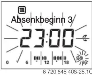 Junkers CR100 - Temperaturen für die Betriebsarten im Automatikbetrieb einstellen - 8