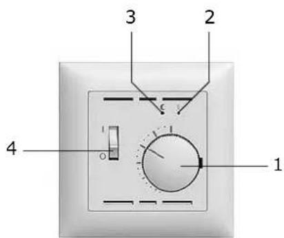 Feller 4250 - Thermostat Typ 4271 - 1