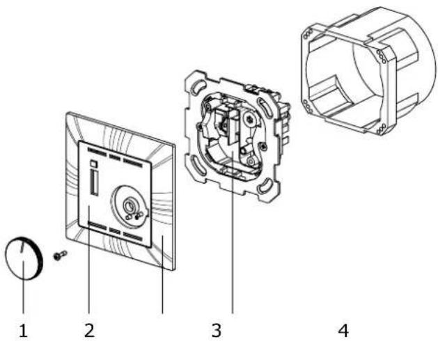 Feller 4251 - Thermostat Typ 4250 und 4251 - 1