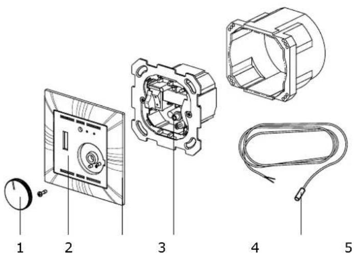 Feller 4251 - Thermostat Typ 4271 und 4272 - 1