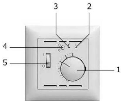 Feller 4251 - Thermostat Typ 4272 - 1