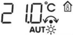 BUDERUS RC25 Logamatic EMS - Raumtemperatur für die aktuelle Betriebsart einstellen - 2