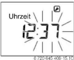 BUDERUS Logamatic RC200 - Uhrzeit und Datum einstellen - 2