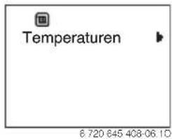 BUDERUS Logamatic RC200 - Gewünschte Raumtemperatur für die Betriebsart Heizen oder Absenken ändern - 1