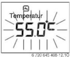 BUDERUS Logamatic RC200 - Warmwassertemperatur ändern - 1