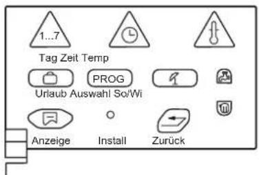 BUDERUS Logamatic 2107 M - Tasten für Grundfunktionen - 5