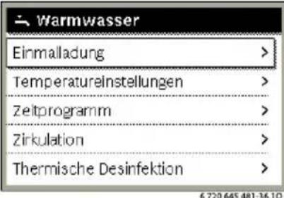BUDERUS Logamatic RC300 EMS plus - Zeitprogramm Warmwasser an das Zeitprogramm für Heizung koppeln - 1