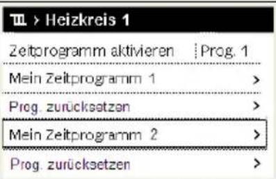BUDERUS Logamatic RC300 EMS plus - III > Zeitprogramm aktivieren - 1
