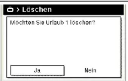BUDERUS Logamatic RC300 EMS plus - Urlaubsprogramm löschen, z. B. um es vorzeitig zu beenden - 1