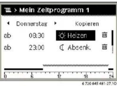 BUDERUS Logamatic RC300 EMS plus - III > Zeitprogramm aktivieren - 4