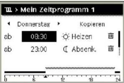 BUDERUS Logamatic RC300 EMS plus - III > Zeitprogramm aktivieren - 3