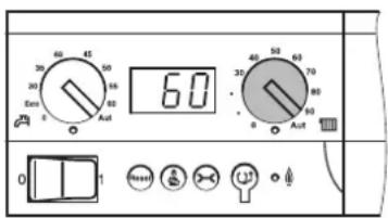BUDERUS BC10 - Maximale Kesseltemperatur für den Heizbetrieb - 1