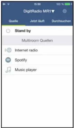 TECHNISAT DigitRadio MR1 - Quellen Auswahl - 1