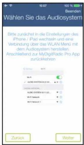 TECHNISAT DigitRadio MR1 - Verbindung zum DigitRadio MR1 aufbauen - 2