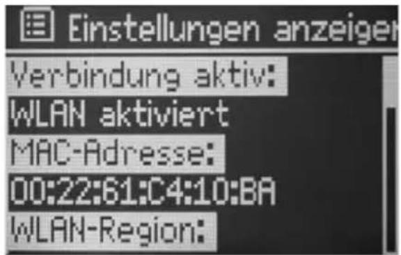 TECHNISAT DigitRadio 210 IR HIT Edition - Einstellungen anzeigen - 1