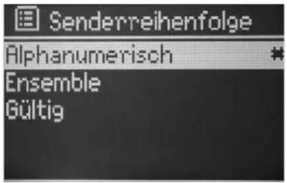 TECHNISAT DigitRadio 210 IR HIT Edition - Senderreihenfolge - 1