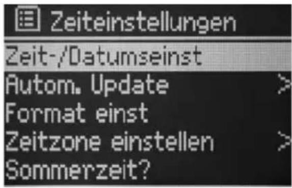 TECHNISAT DigitRadio 210 IR HIT Edition - Zeiteinstellungen - 1