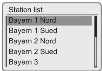 Station list Bayern 1 Nord Bayern 1 Sued Bayern 2 Nord Bayern 2 Sued Bayern 3