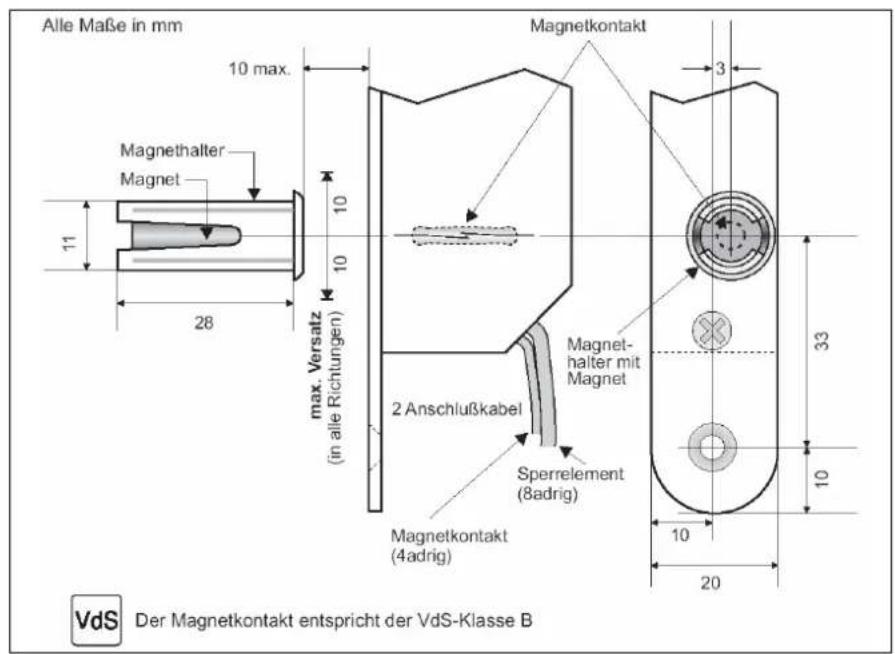 JUNG DAS 4370 - Magnetkontakt - 1