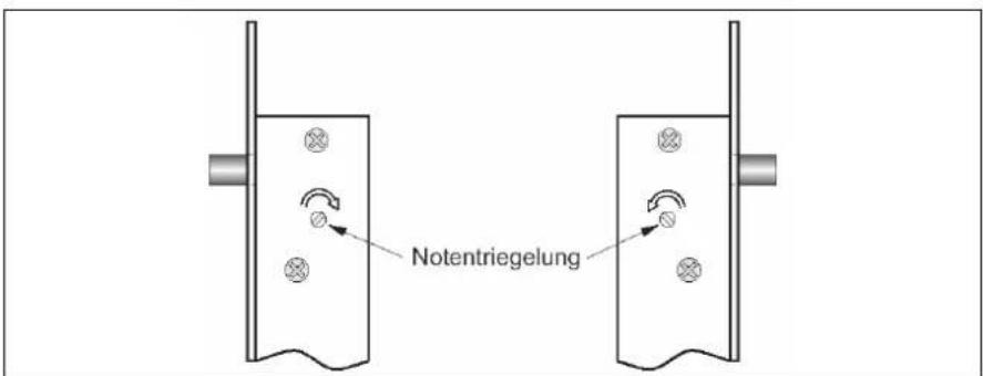 JUNG DAS 4370 - Mechanische Notentriegelung - 1