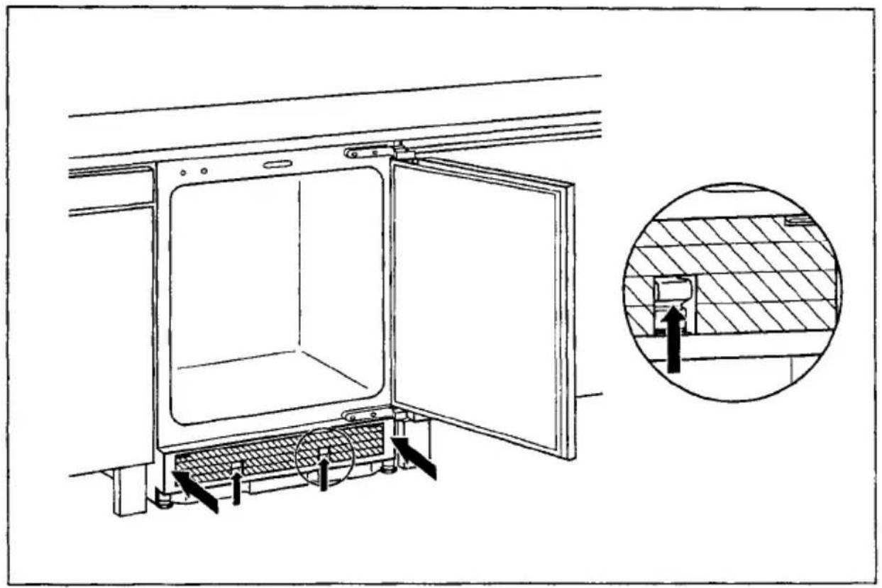 AEG Santo 1544-4 iU - Placing the base blind - 1