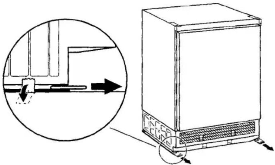 AEG Santo 1544-4 iU - Remove transport safeguard - 6