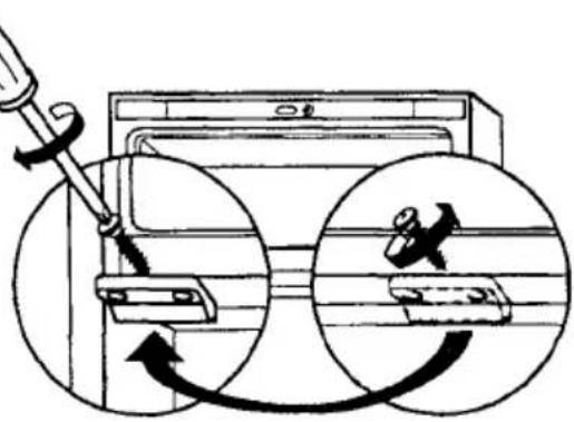 AEG Santo 1444-4 iU - Rehingeing the door (where necessary) - 7
