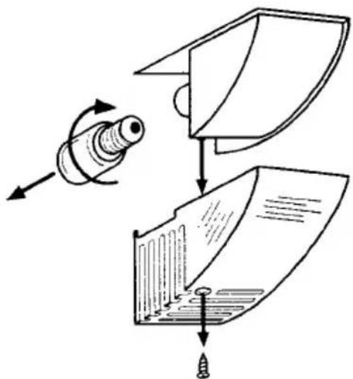 AEG Santo 1444-4 iU - Changing the light bulb - 4