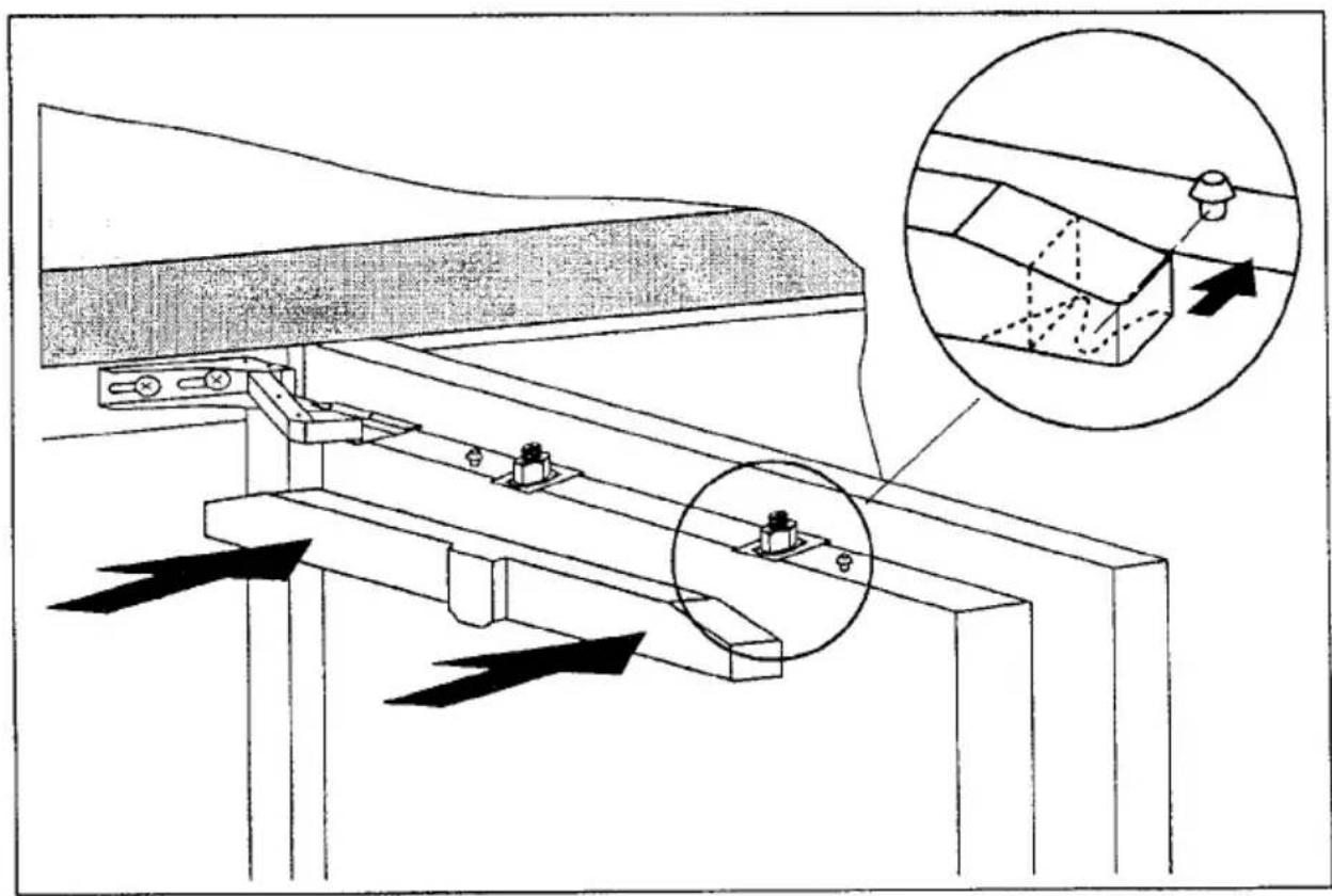AEG Santo 1444-4 iU - Placing the covering strip - 1