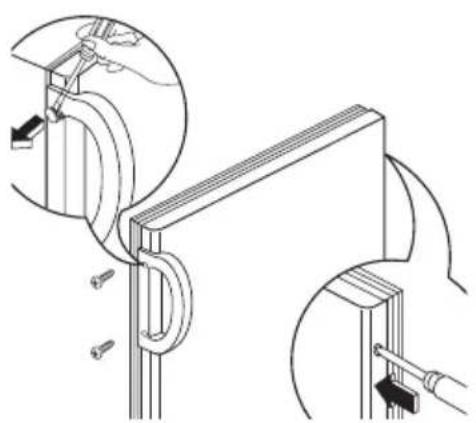 AEG Santo 1450-6TKCL - Reversing the door - 11