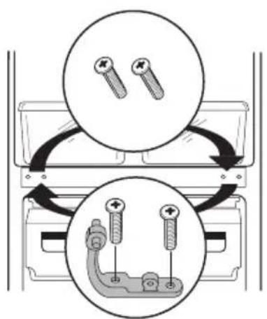 AEG Santo 3175-4KG - Changing Over The Door Hinges - 9