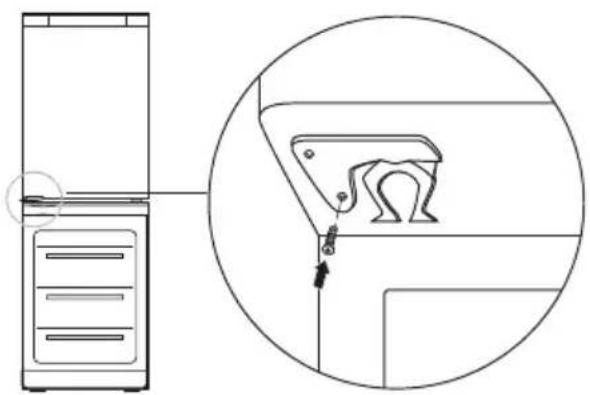 AEG Santo 3175-4KG - Changing Over The Door Hinges - 17