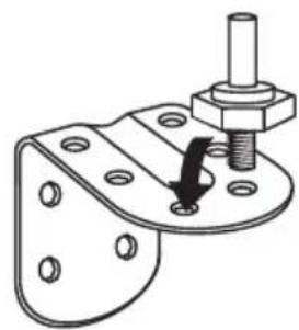 AEG Santo 3175-4KG - Changing Over The Door Hinges - 8