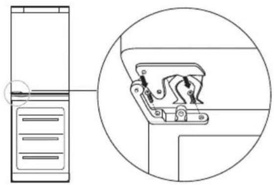 AEG Santo 3175-4KG - Changing Over The Door Hinges - 20