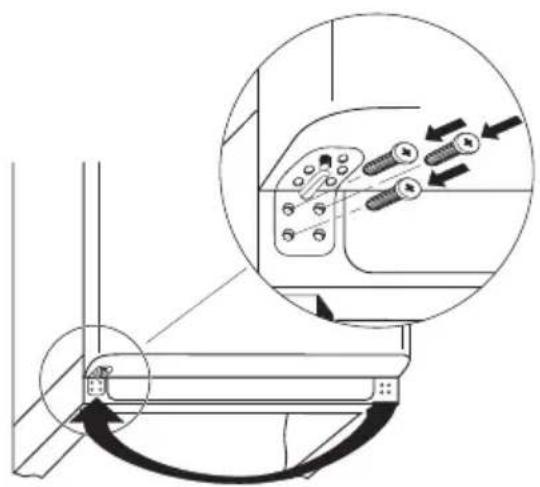 AEG Santo 3175-4KG - Changing Over The Door Hinges - 22