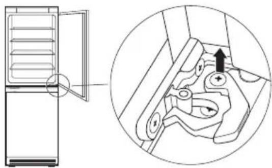 AEG Santo 3175-4KG - Changing Over The Door Hinges - 7