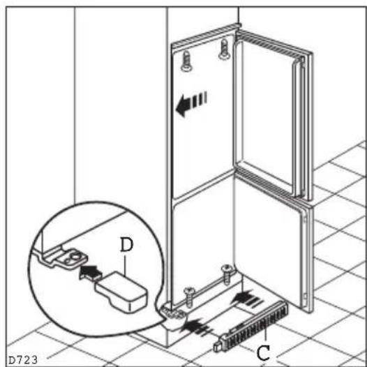 AEG Santo 2992-4i - Instructions for total built-in - 3