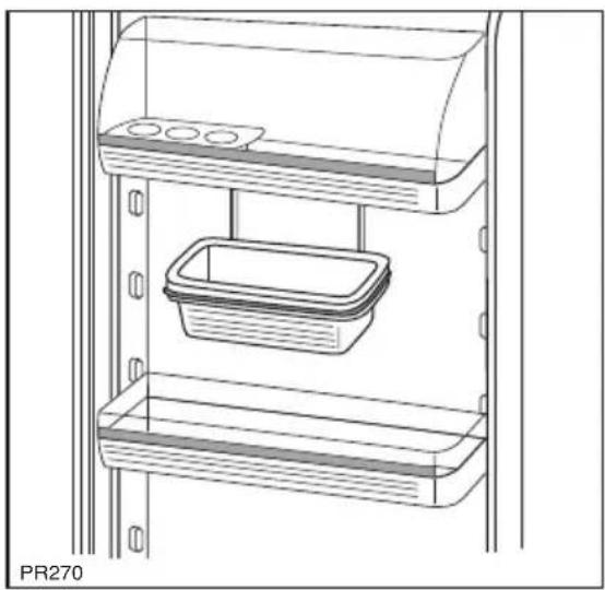 AEG Santo 2972-6i - Adjusting the upper door rack - 2