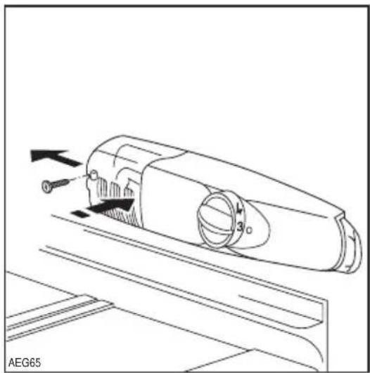 AEG Santo 2972-6i - Changing the light bulb - 2