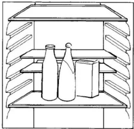 AEG Santo 2972-6i - Adjusting the upper door rack - 1