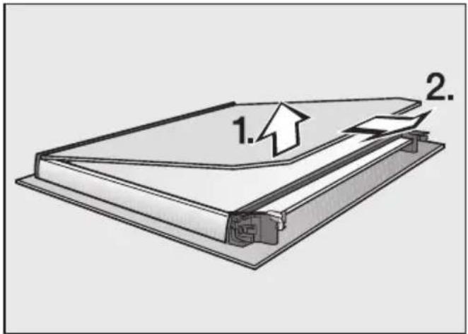 MIELE H6600BP - Tür auseinanderbauen - 2
