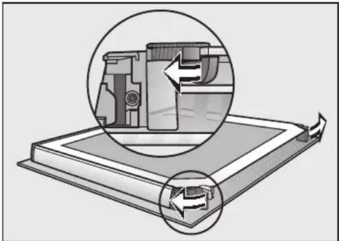 MIELE H6600BP - Tür auseinanderbauen - 1
