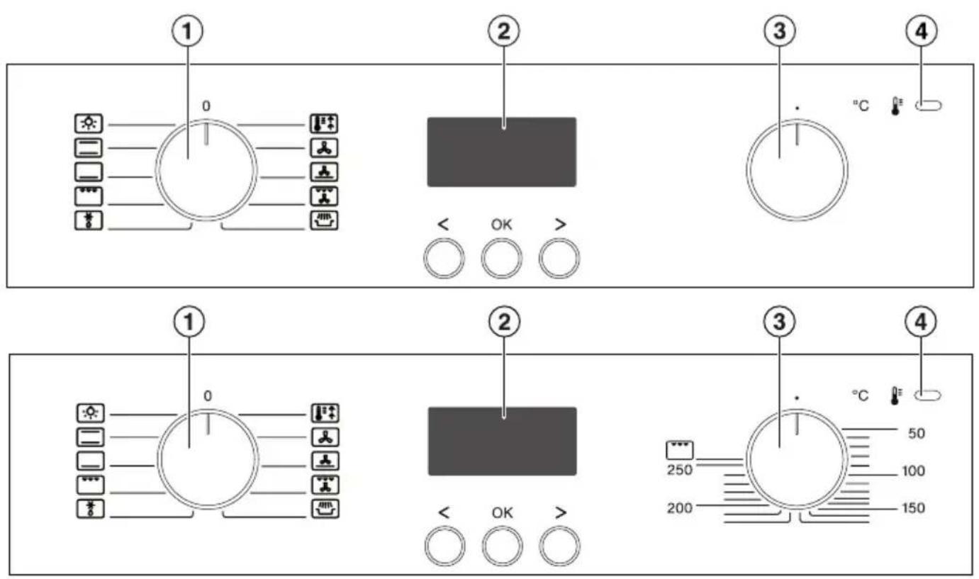 MIELE H2663B - Bedienelemente Backofen - 1