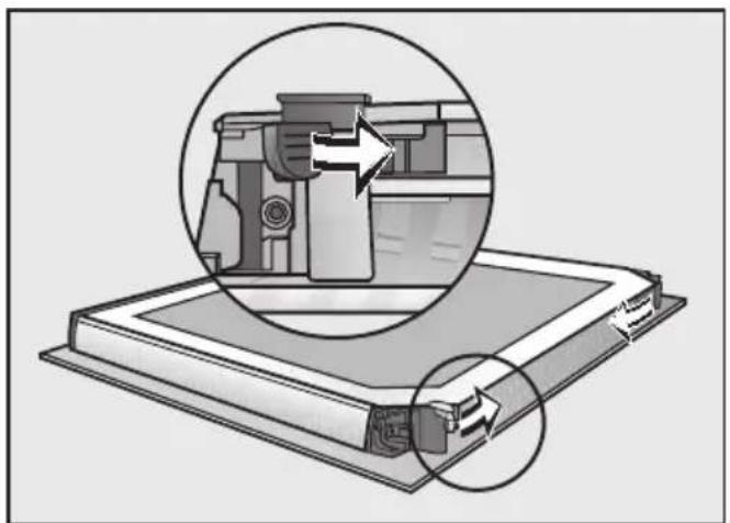 MIELE H2464E - Tür auseinanderbauen - 4